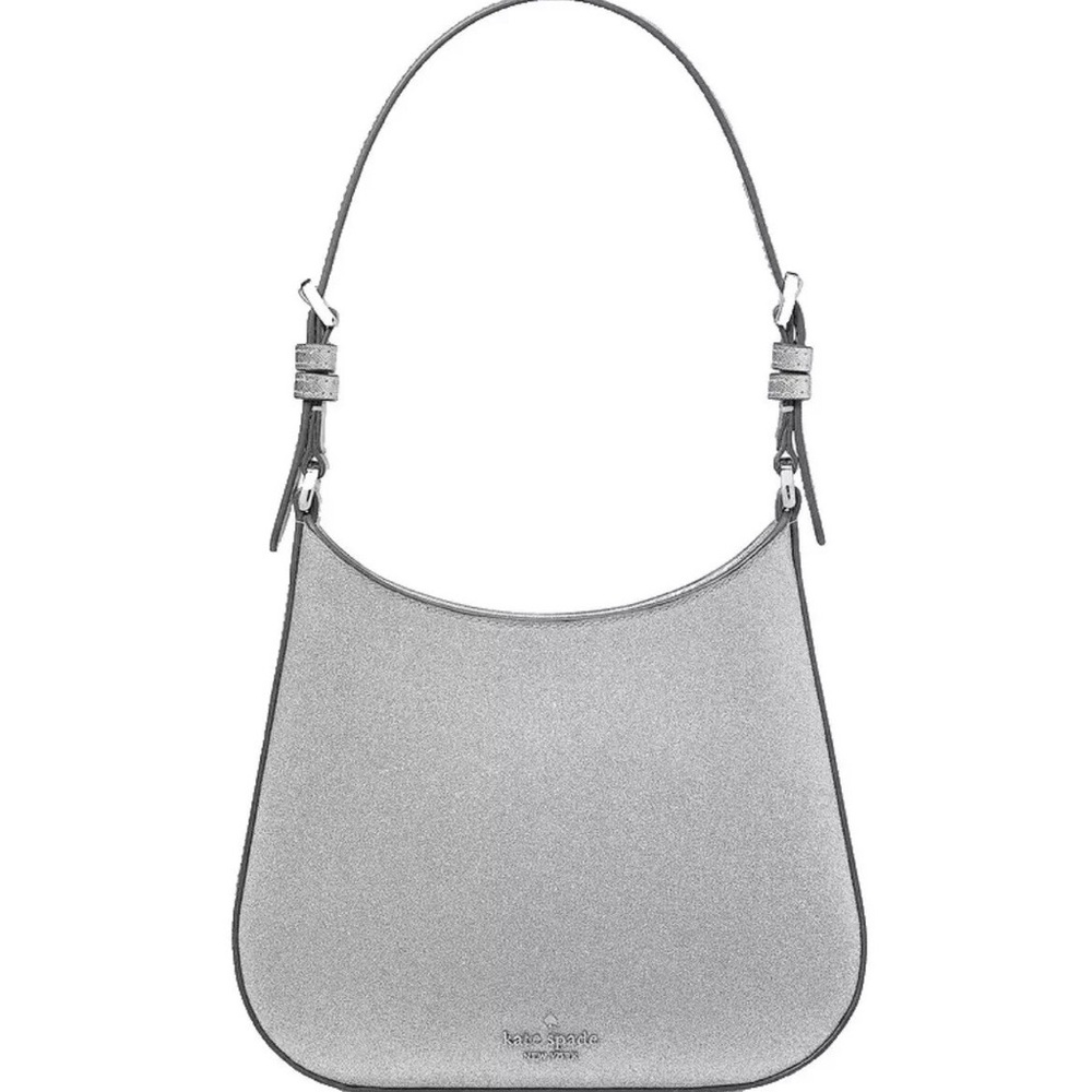 KATE SPADE SILVER SHOULDER BAG NIP - Picture 3 of 9